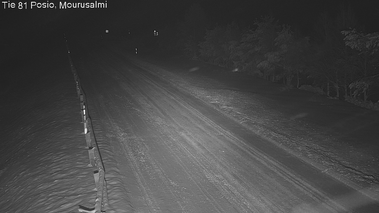 Weather Camera Image Väg 81 Posio, Mourusalmi, Posio, Lappi