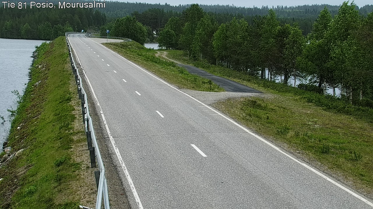 Kelikamerat Kuva Tie 81 Posio, Mourusalmi, Posio, Lappi