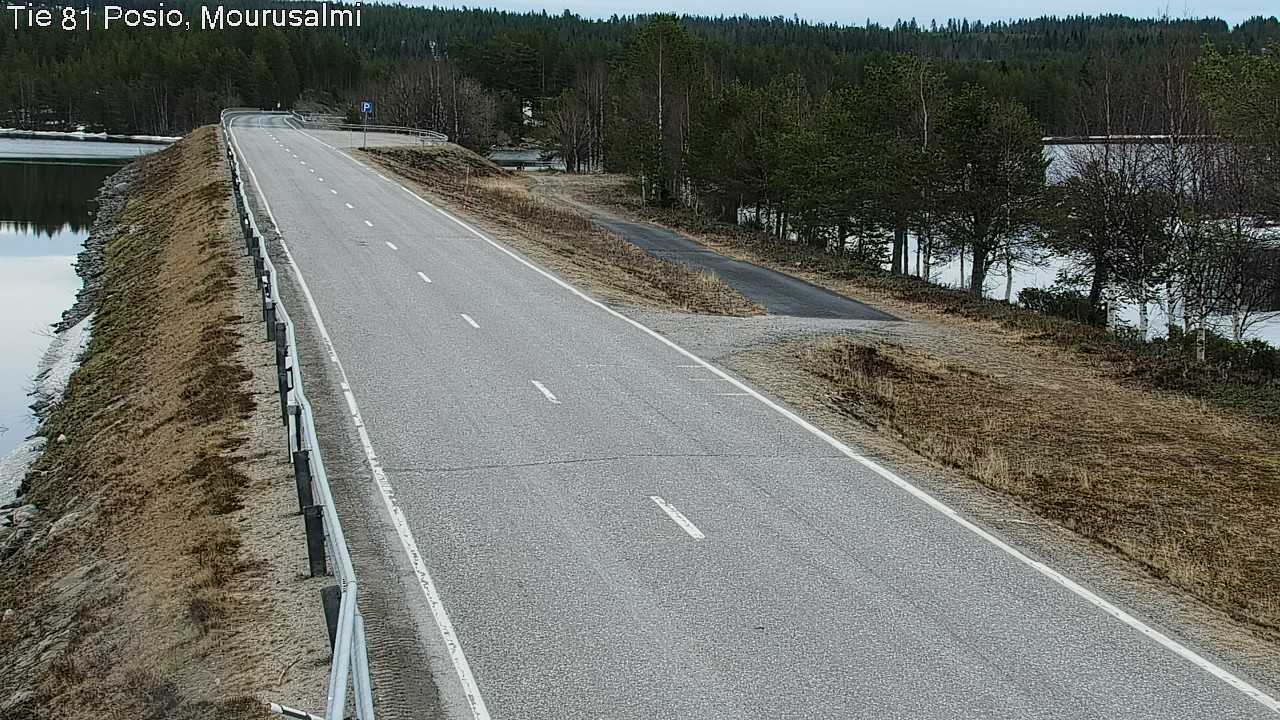 Kelikamerat Kuva Tie 81 Posio, Mourusalmi, Posio, Lappi