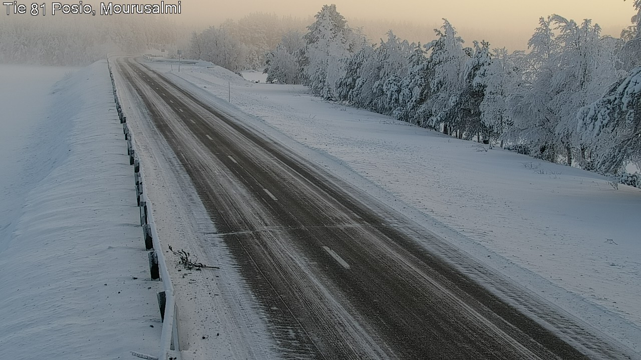 Weather Camera Image Road 81 Posio, Mourusalmi, Posio, Lappi