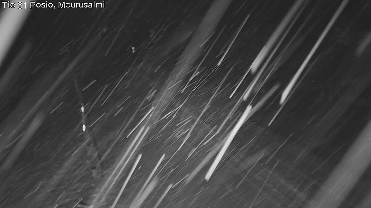 Weather Camera Image Väg 81 Posio, Mourusalmi, Posio, Lappi