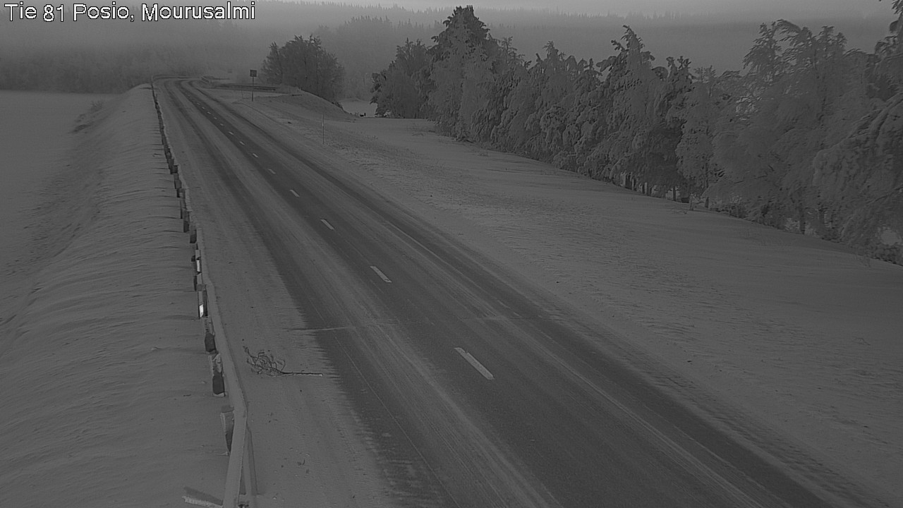 Kelikamerat Kuva Tie 81 Posio, Mourusalmi, Posio, Lappi