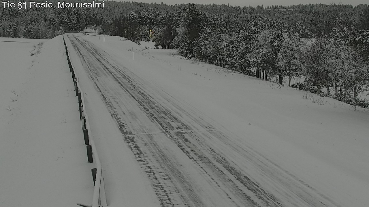 Kelikamerat Kuva Tie 81 Posio, Mourusalmi, Posio, Lappi