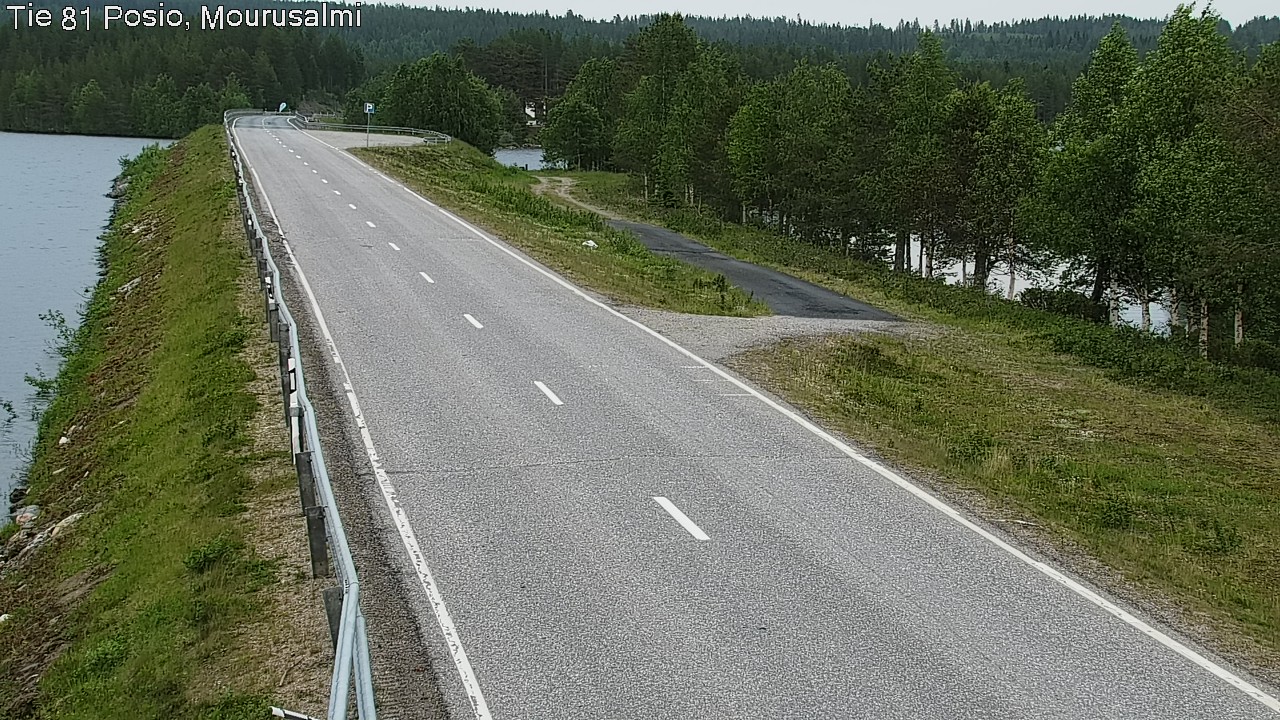 Kelikamerat Kuva Tie 81 Posio, Mourusalmi, Posio, Lappi