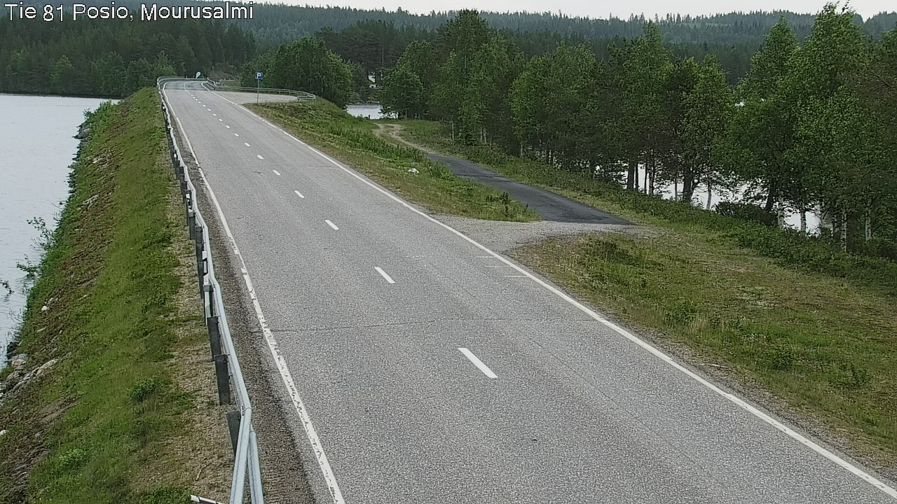 Kelikamerat Kuva Tie 81 Posio, Mourusalmi, Posio, Lappi