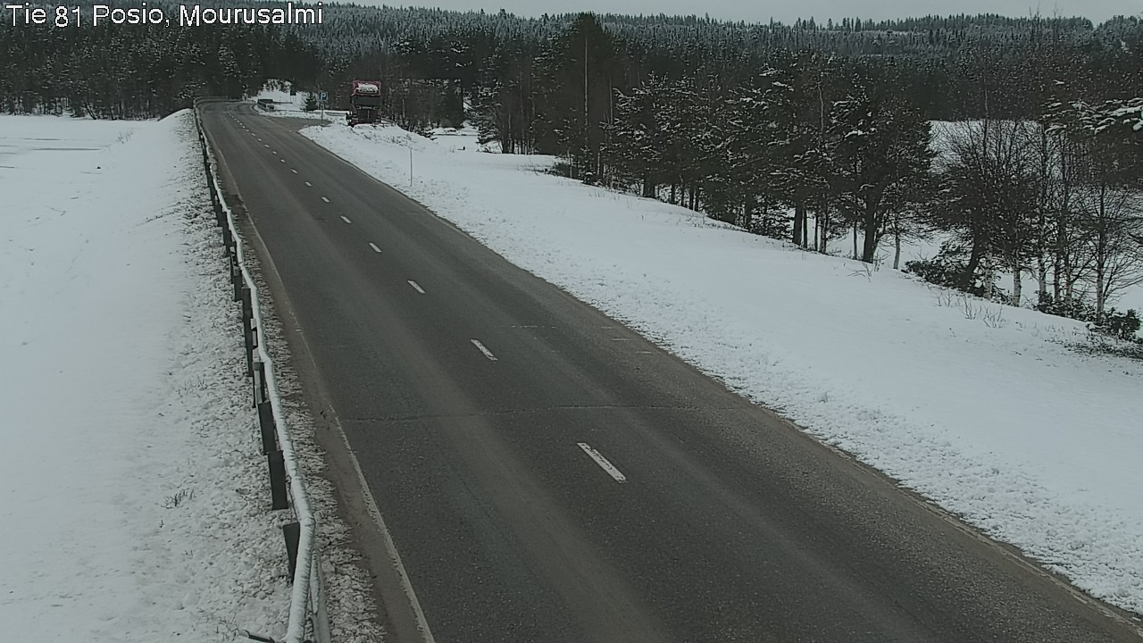 Kelikamerat Kuva Tie 81 Posio, Mourusalmi, Posio, Lappi