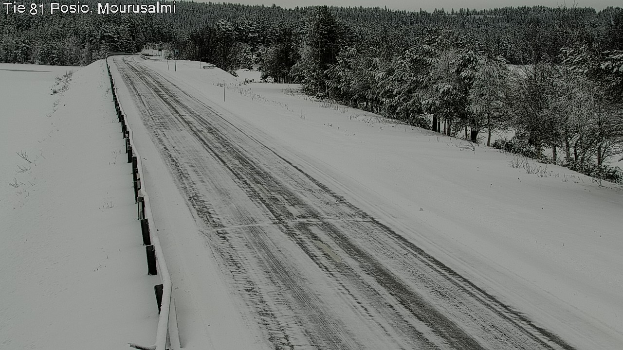 Kelikamerat Kuva Tie 81 Posio, Mourusalmi, Posio, Lappi
