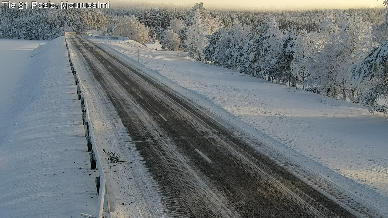 Weather Camera Image Road 81 Posio, Mourusalmi, Posio, Lappi