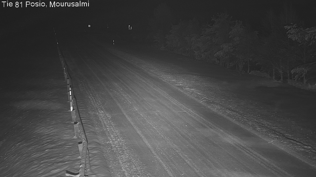 Weather Camera Image Väg 81 Posio, Mourusalmi, Posio, Lappi