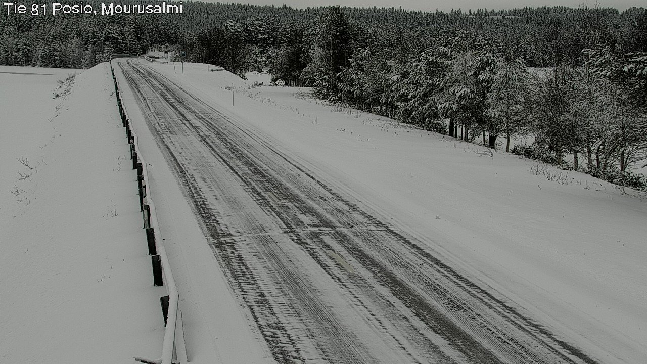 Kelikamerat Kuva Tie 81 Posio, Mourusalmi, Posio, Lappi