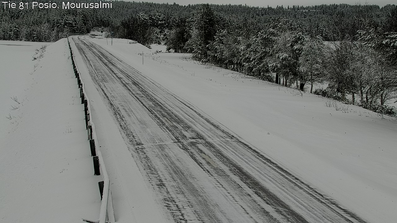 Kelikamerat Kuva Tie 81 Posio, Mourusalmi, Posio, Lappi