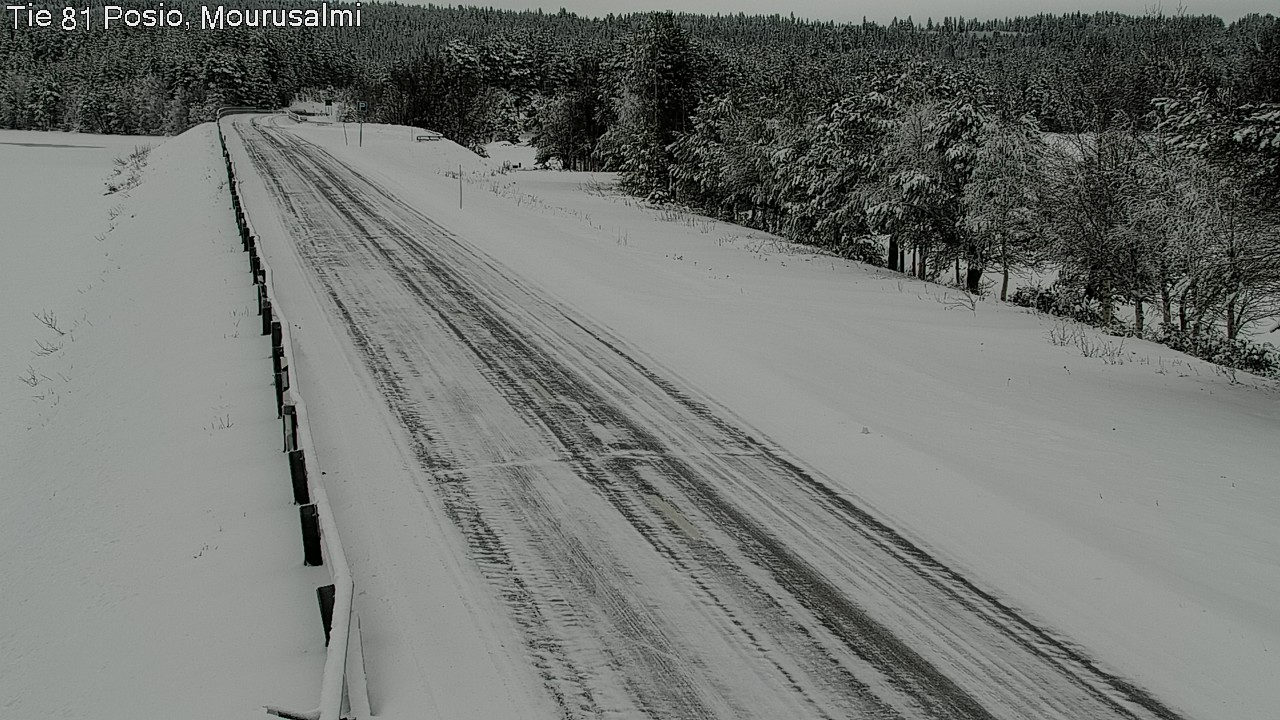 Kelikamerat Kuva Tie 81 Posio, Mourusalmi, Posio, Lappi