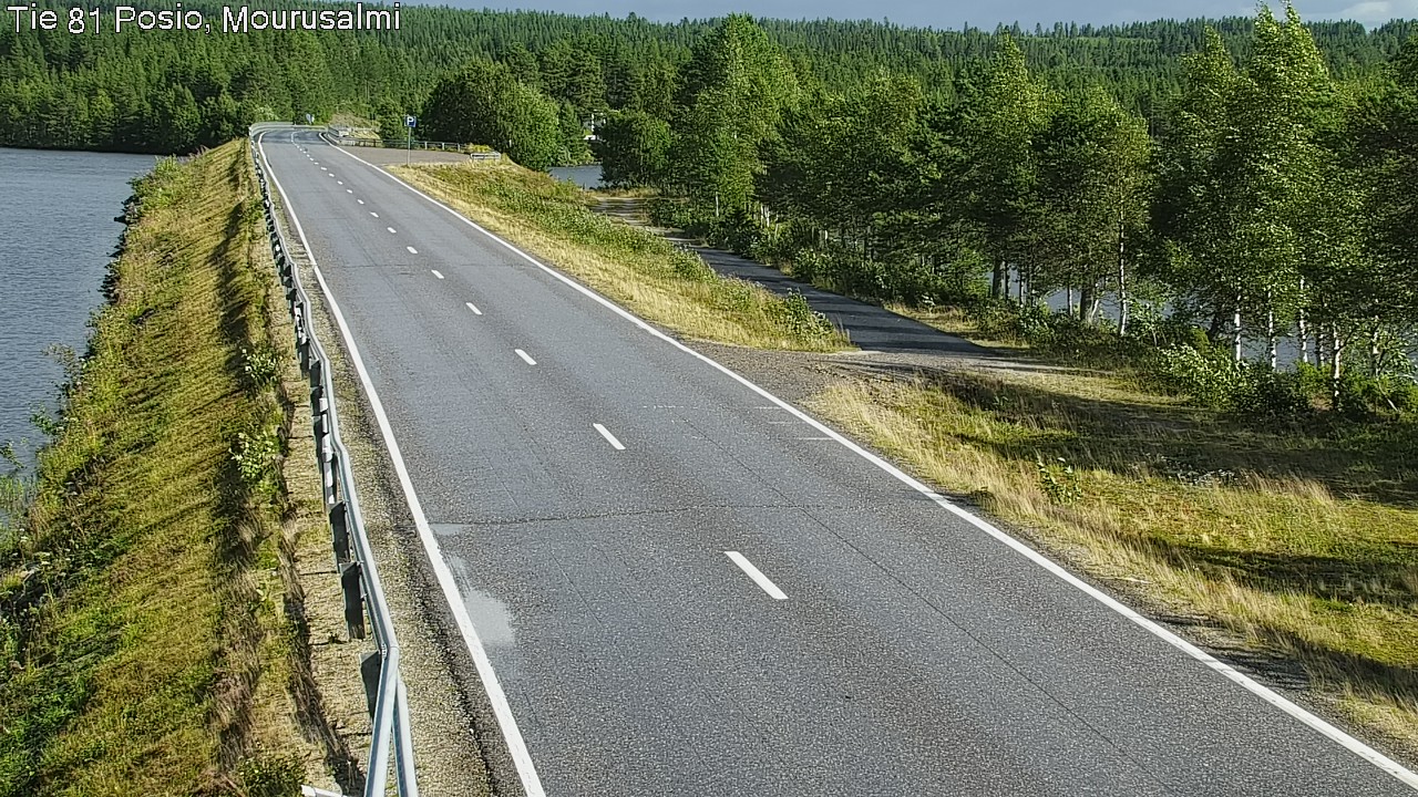 Kelikamerat Kuva Tie 81 Posio, Mourusalmi, Posio, Lappi