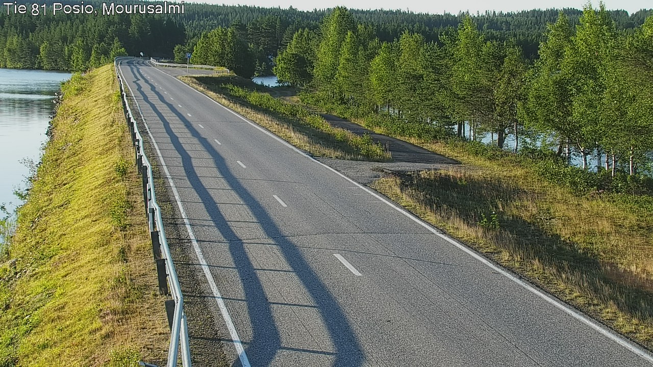 Weather Camera Image Road 81 Posio, Mourusalmi, Posio, Lappi