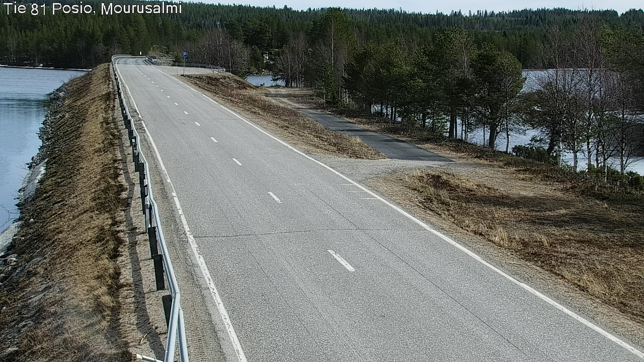 Kelikamerat Kuva Tie 81 Posio, Mourusalmi, Posio, Lappi