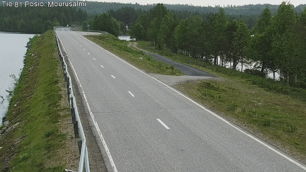 Kelikamerat Kuva Tie 81 Posio, Mourusalmi, Posio, Lappi