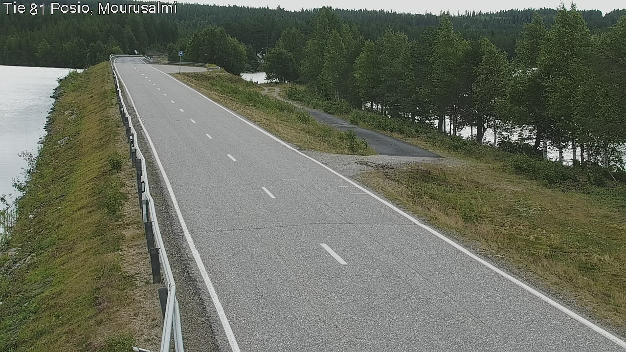 Weather Camera Image Väg 81 Posio, Mourusalmi, Posio, Lappi