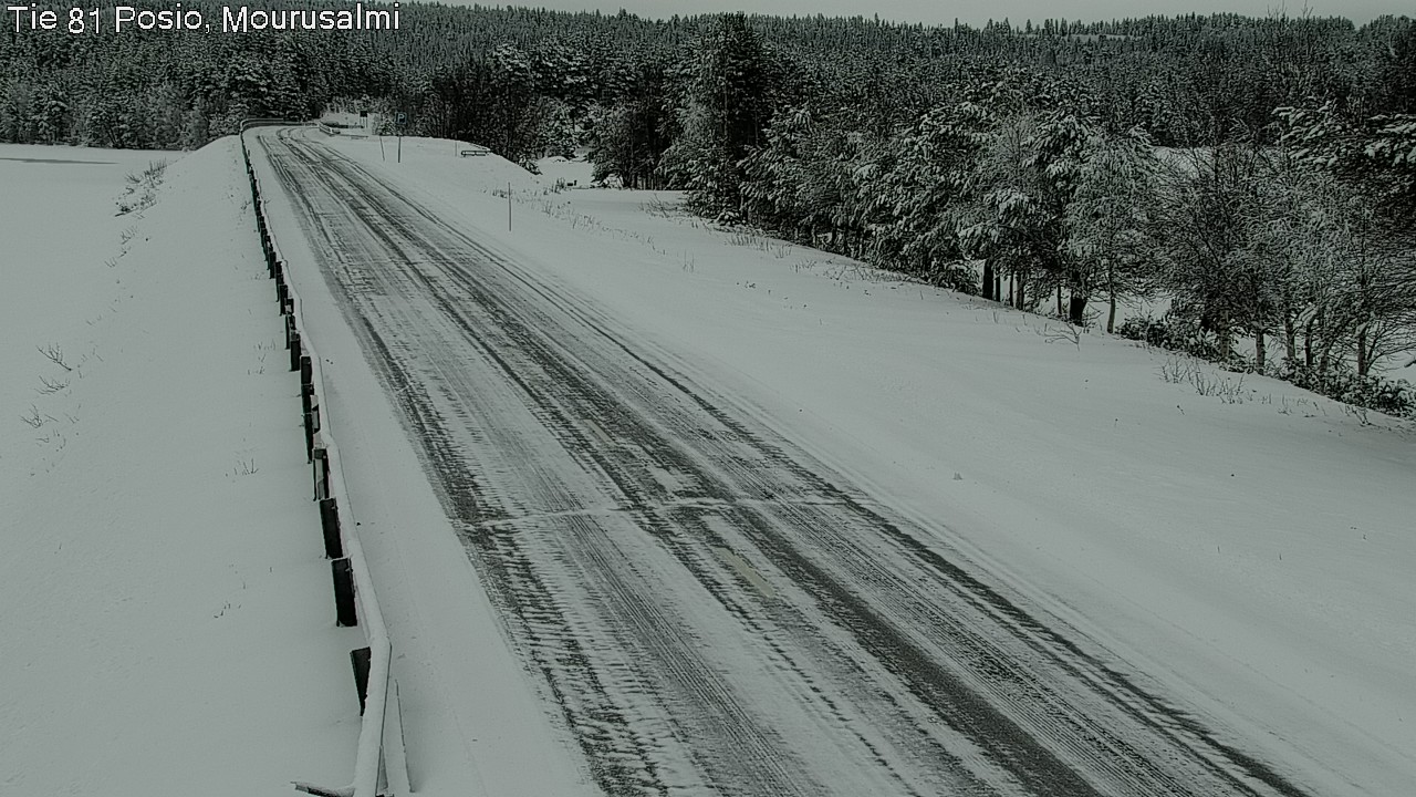 Kelikamerat Kuva Tie 81 Posio, Mourusalmi, Posio, Lappi
