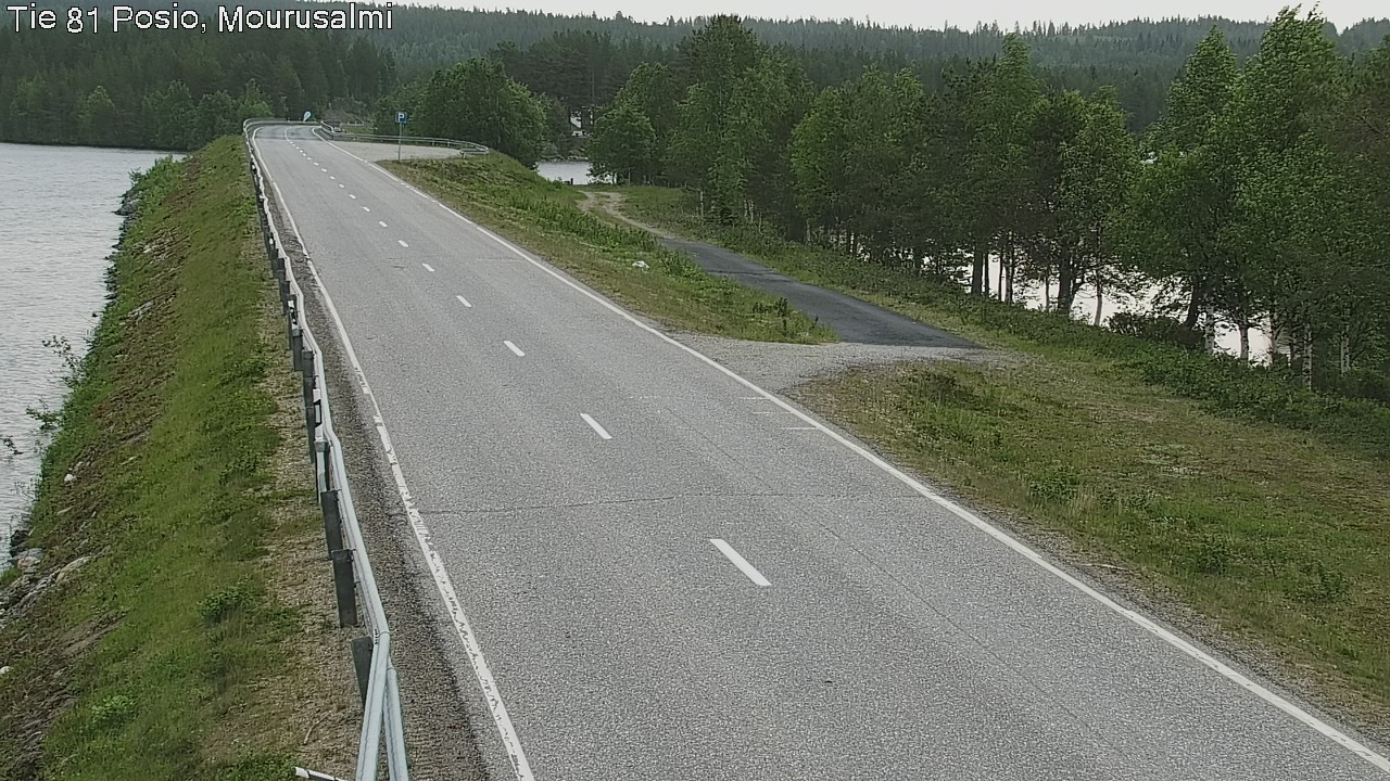 Kelikamerat Kuva Tie 81 Posio, Mourusalmi, Posio, Lappi
