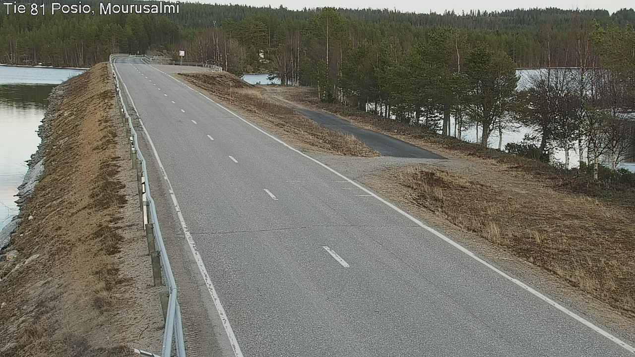 Kelikamerat Kuva Tie 81 Posio, Mourusalmi, Posio, Lappi