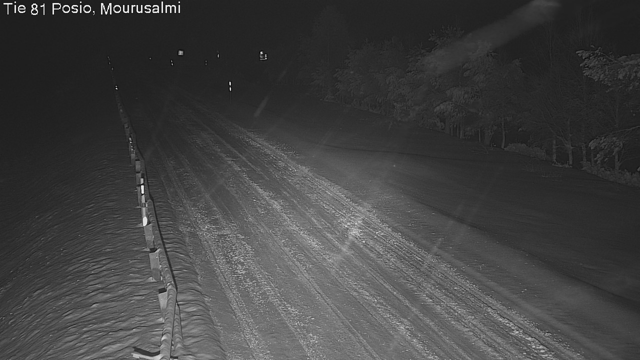 Weather Camera Image Väg 81 Posio, Mourusalmi, Posio, Lappi