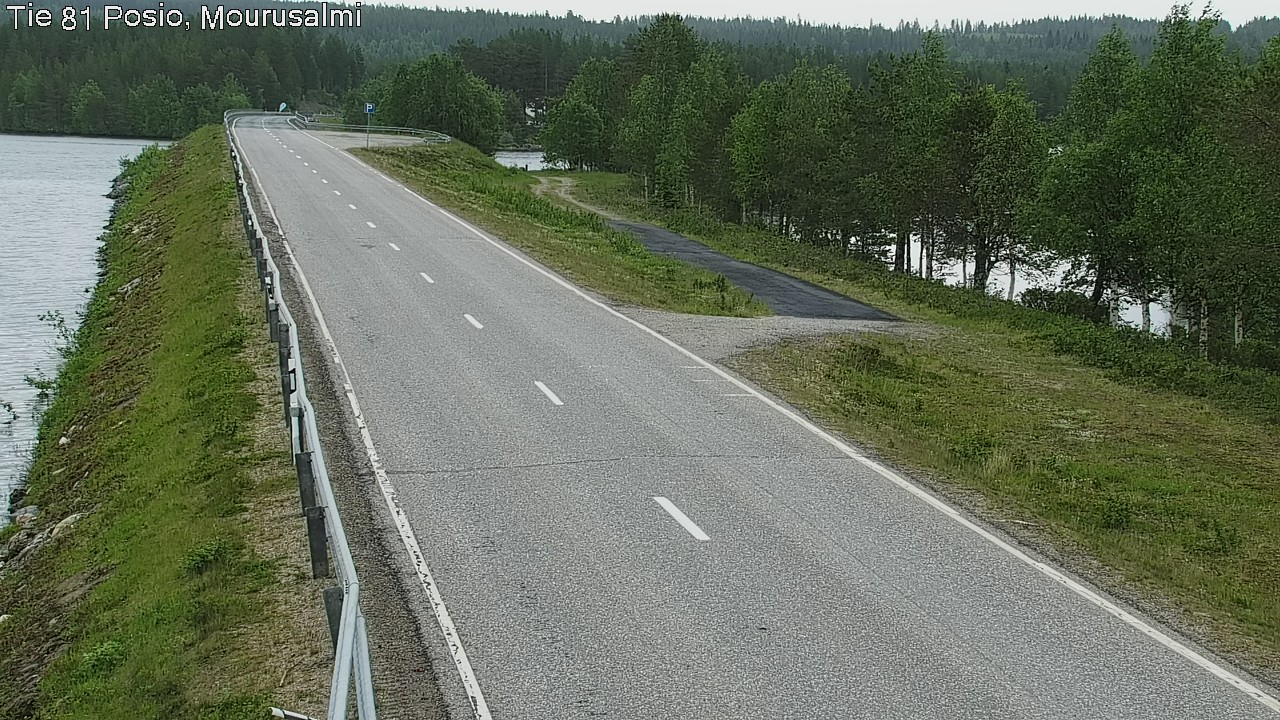 Kelikamerat Kuva Tie 81 Posio, Mourusalmi, Posio, Lappi