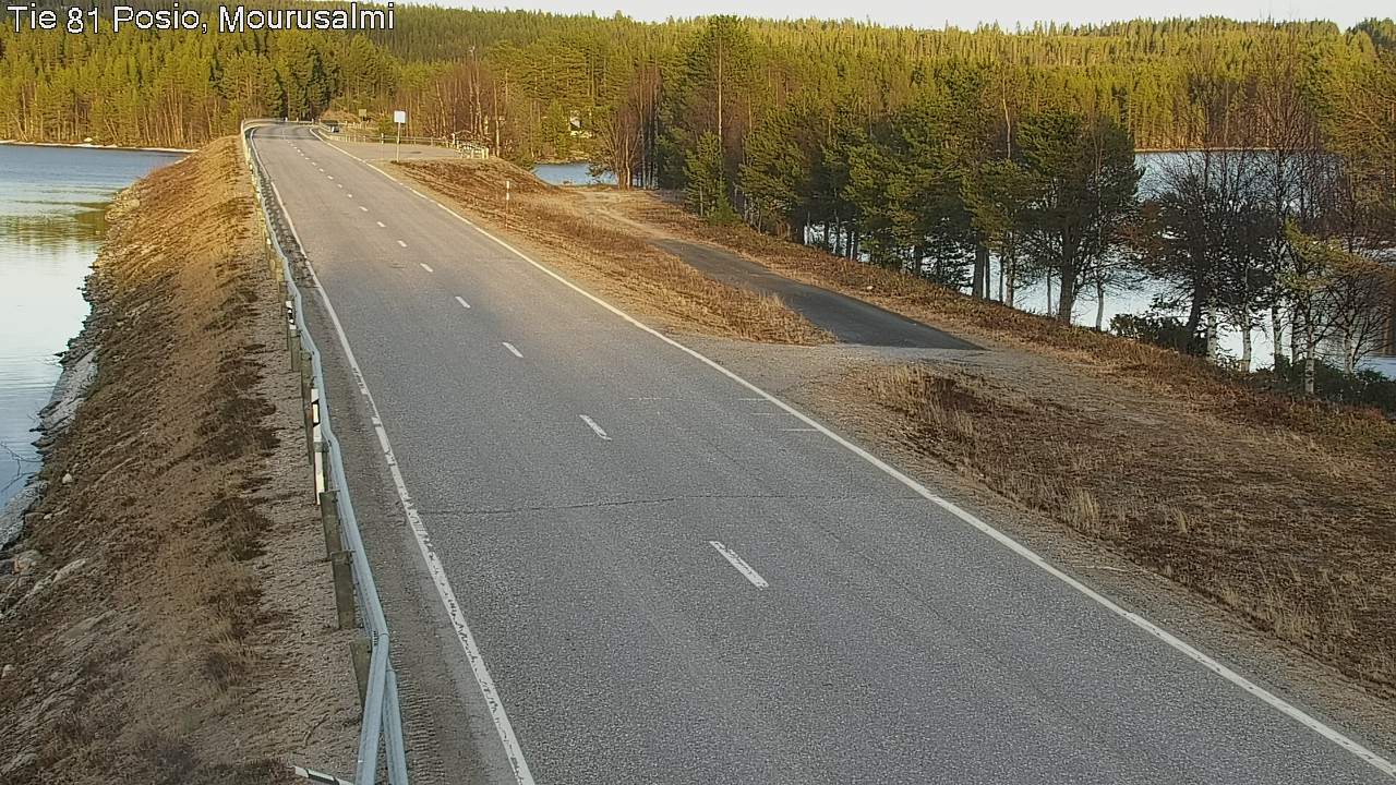 Kelikamerat Kuva Tie 81 Posio, Mourusalmi, Posio, Lappi
