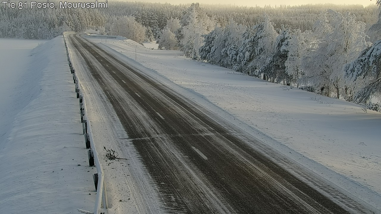 Weather Camera Image Road 81 Posio, Mourusalmi, Posio, Lappi