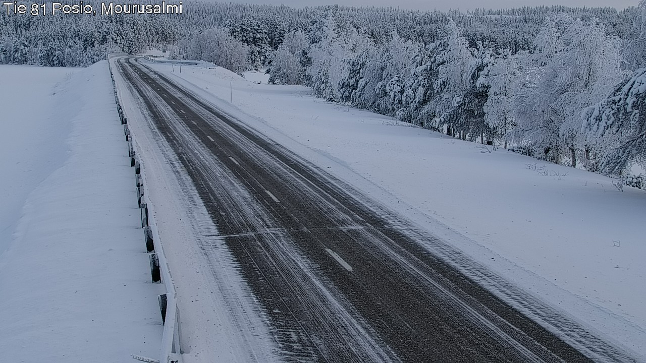 Kelikamerat Kuva Tie 81 Posio, Mourusalmi, Posio, Lappi