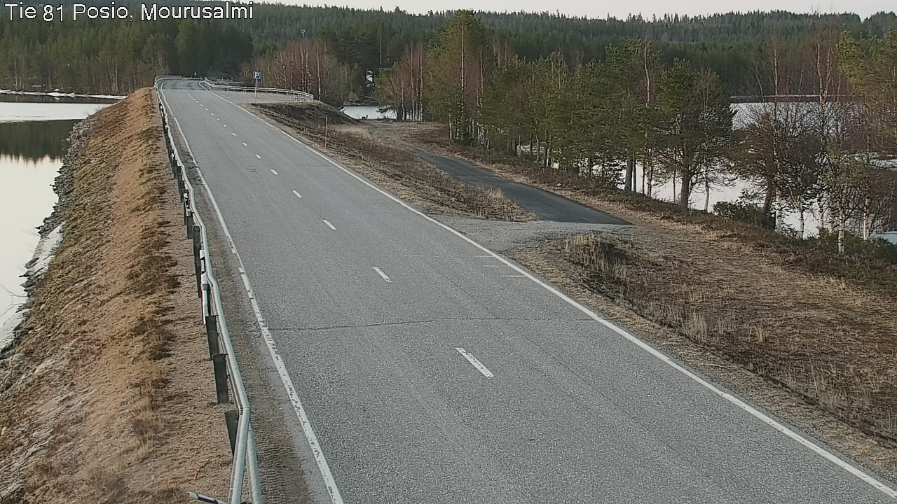 Weather Camera Image Road 81 Posio, Mourusalmi, Posio, Lappi