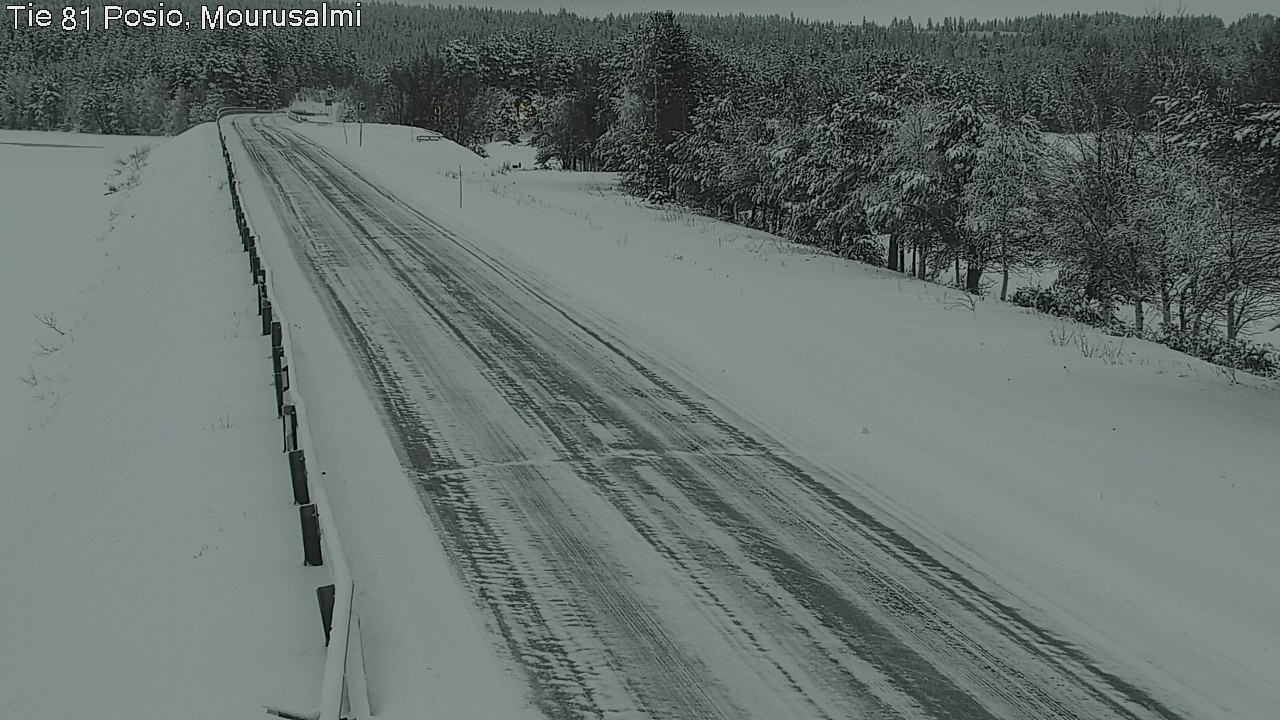 Kelikamerat Kuva Tie 81 Posio, Mourusalmi, Posio, Lappi