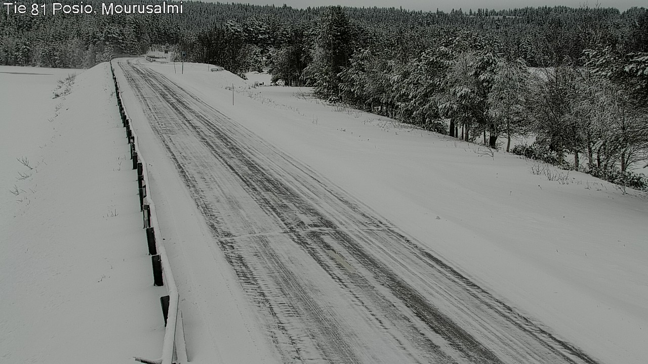 Kelikamerat Kuva Tie 81 Posio, Mourusalmi, Posio, Lappi