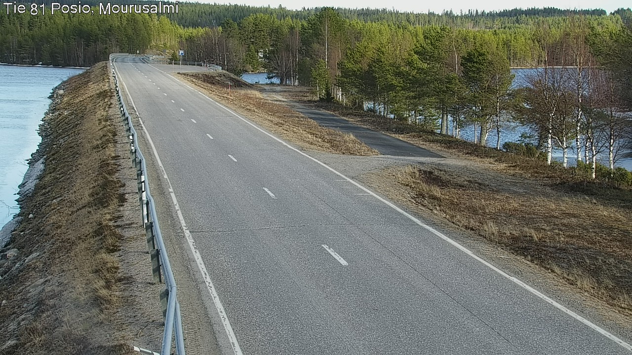 Kelikamerat Kuva Tie 81 Posio, Mourusalmi, Posio, Lappi