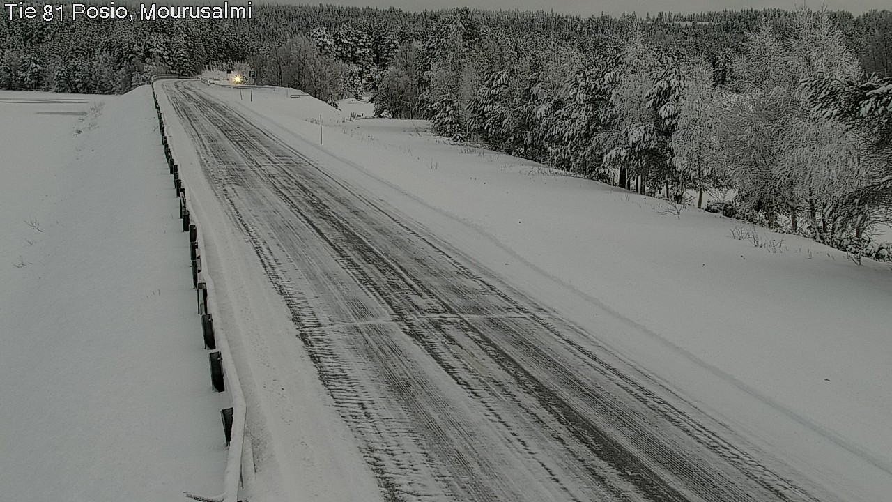 Weather Camera Image Väg 81 Posio, Mourusalmi, Posio, Lappi