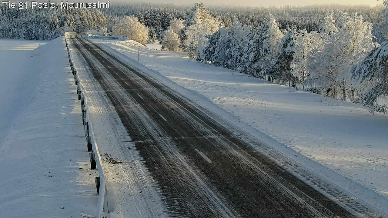 Weather Camera Image Road 81 Posio, Mourusalmi, Posio, Lappi