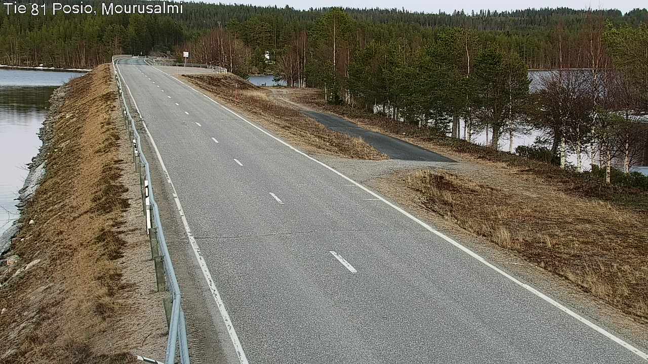 Kelikamerat Kuva Tie 81 Posio, Mourusalmi, Posio, Lappi