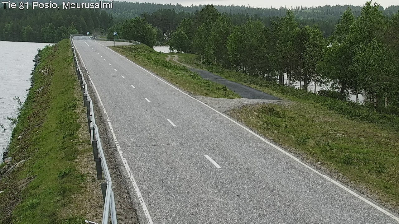 Kelikamerat Kuva Tie 81 Posio, Mourusalmi, Posio, Lappi