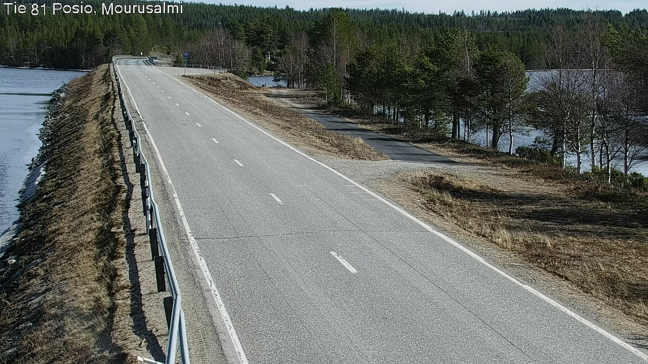 Kelikamerat Kuva Tie 81 Posio, Mourusalmi, Posio, Lappi