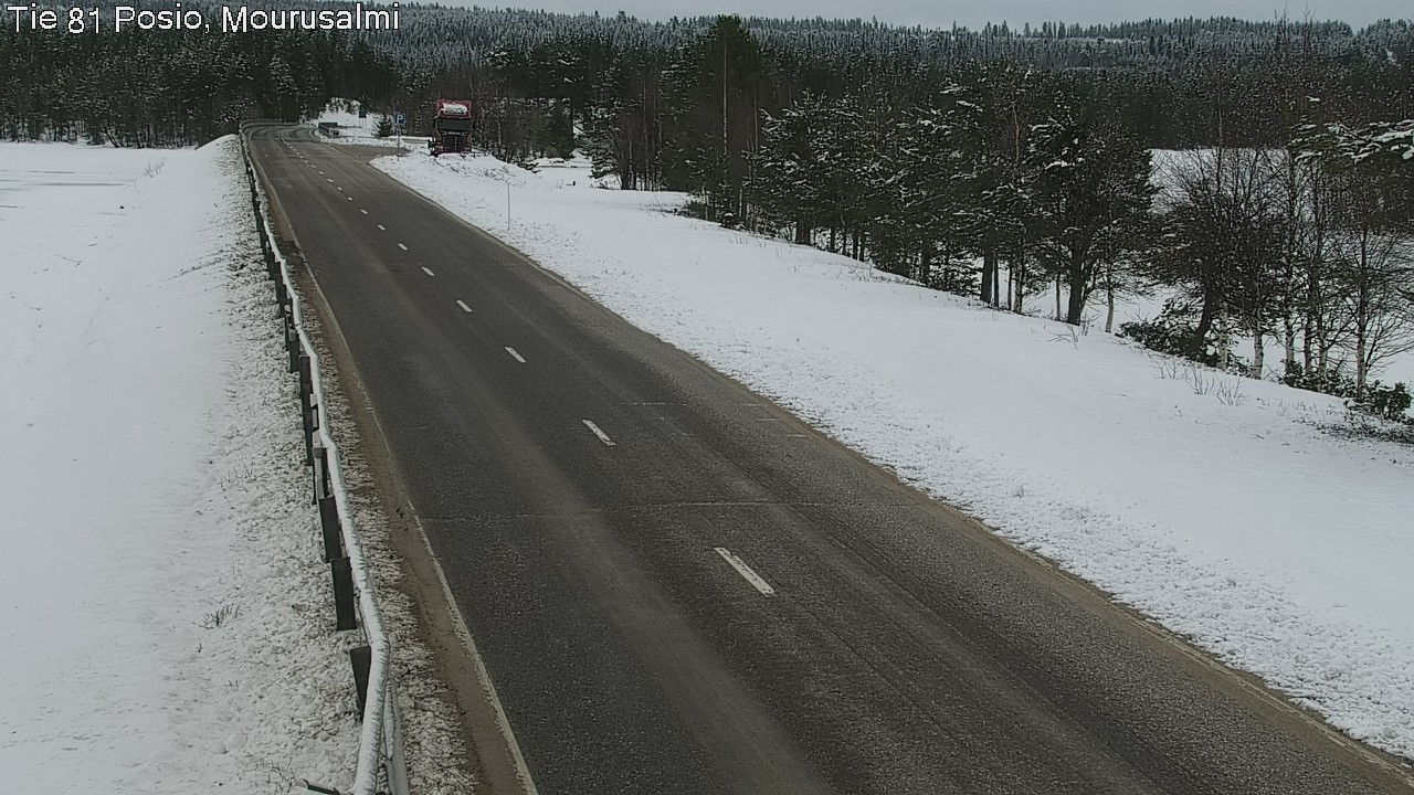 Kelikamerat Kuva Tie 81 Posio, Mourusalmi, Posio, Lappi