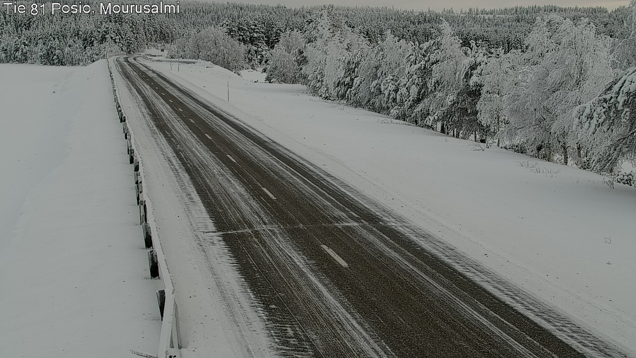 Kelikamerat Kuva Tie 81 Posio, Mourusalmi, Posio, Lappi