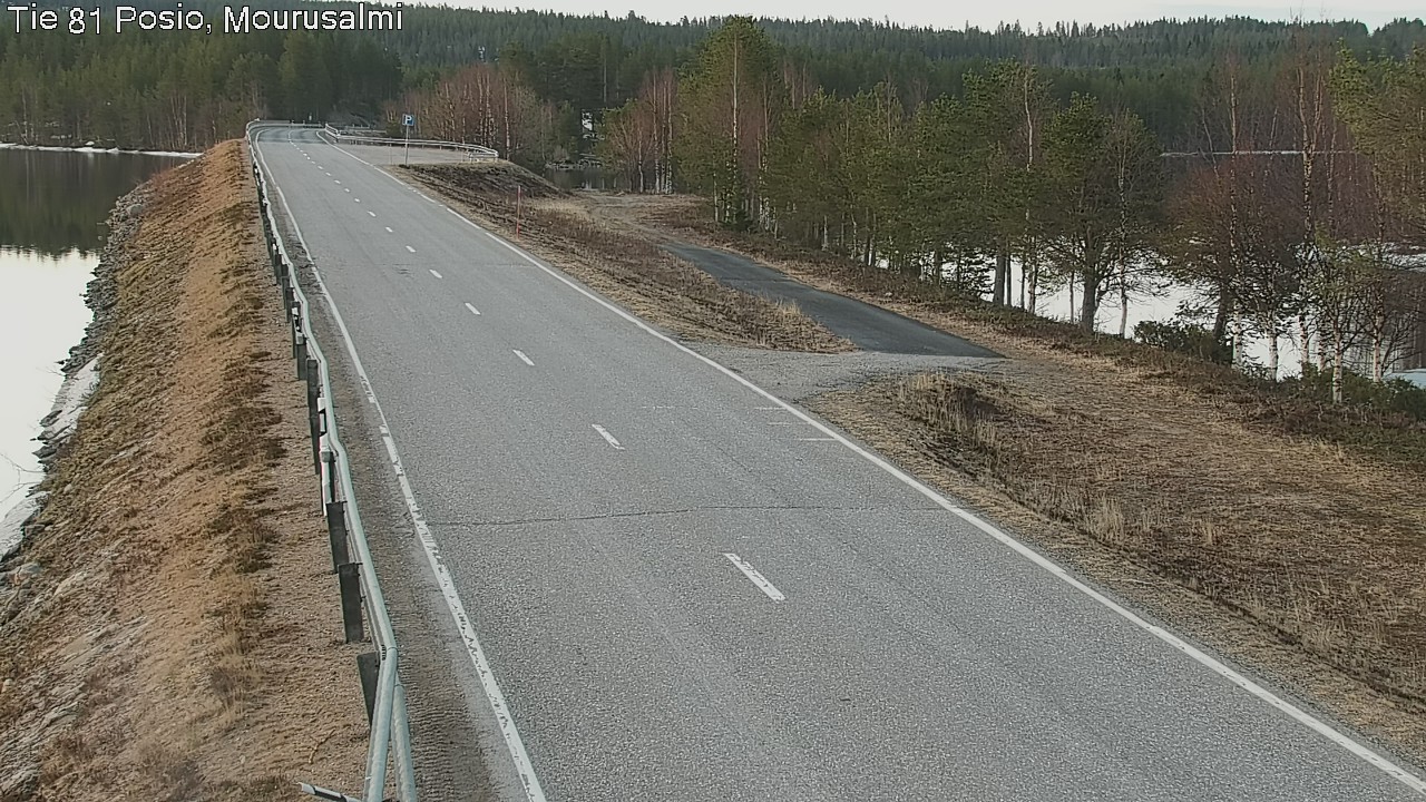 Weather Camera Image Road 81 Posio, Mourusalmi, Posio, Lappi