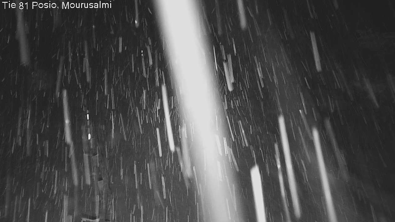 Weather Camera Image Väg 81 Posio, Mourusalmi, Posio, Lappi