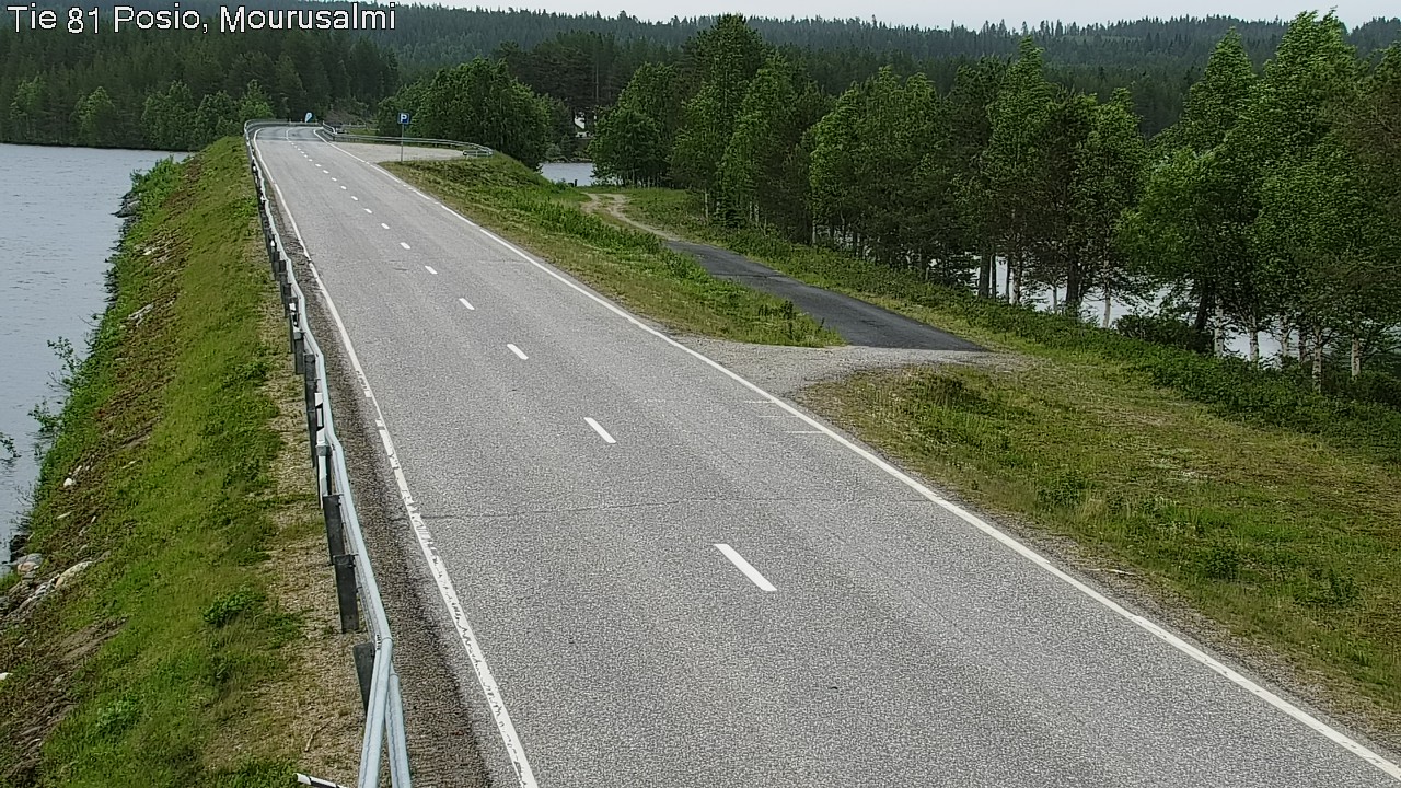 Kelikamerat Kuva Tie 81 Posio, Mourusalmi, Posio, Lappi