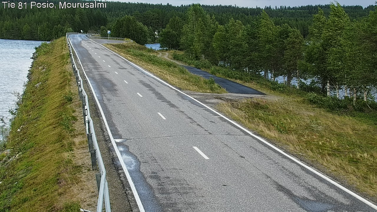 Kelikamerat Kuva Tie 81 Posio, Mourusalmi, Posio, Lappi