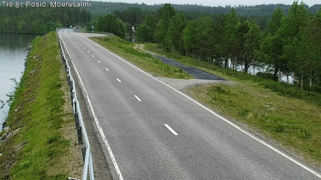 Kelikamerat Kuva Tie 81 Posio, Mourusalmi, Posio, Lappi