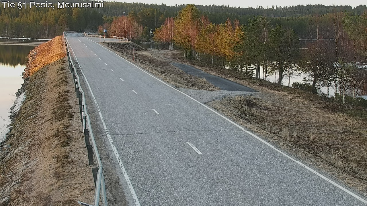 Weather Camera Image Road 81 Posio, Mourusalmi, Posio, Lappi