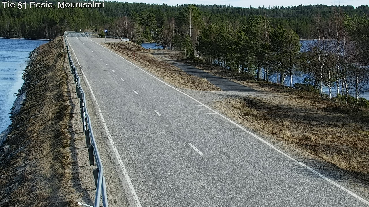 Kelikamerat Kuva Tie 81 Posio, Mourusalmi, Posio, Lappi
