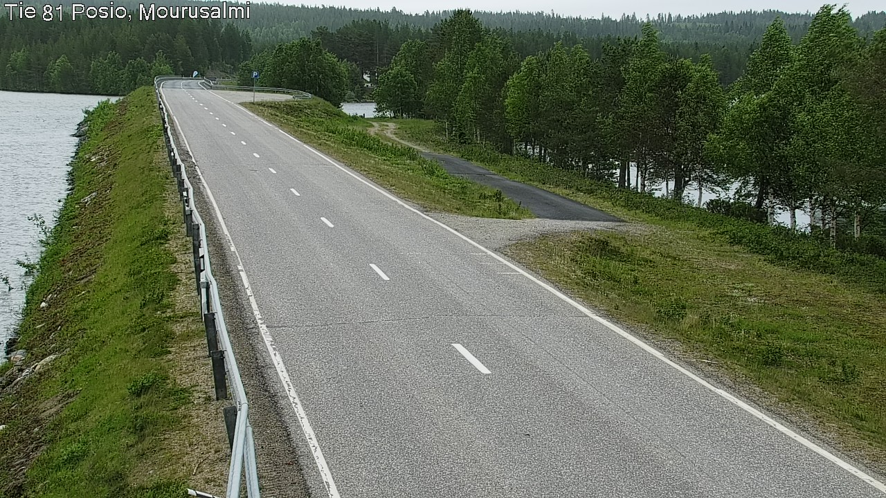 Kelikamerat Kuva Tie 81 Posio, Mourusalmi, Posio, Lappi