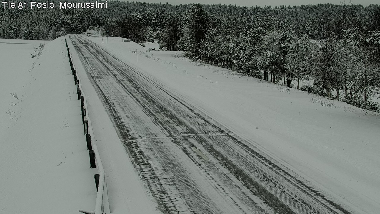 Kelikamerat Kuva Tie 81 Posio, Mourusalmi, Posio, Lappi