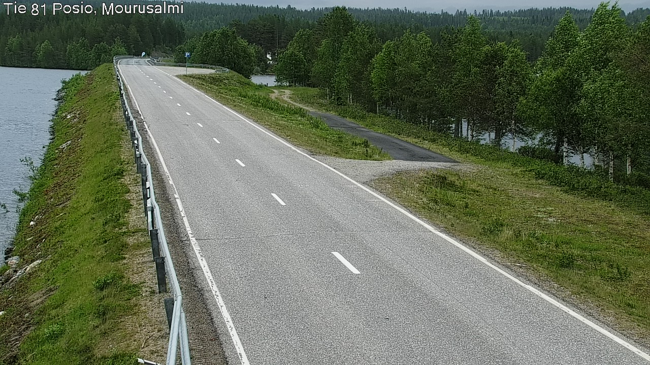 Kelikamerat Kuva Tie 81 Posio, Mourusalmi, Posio, Lappi
